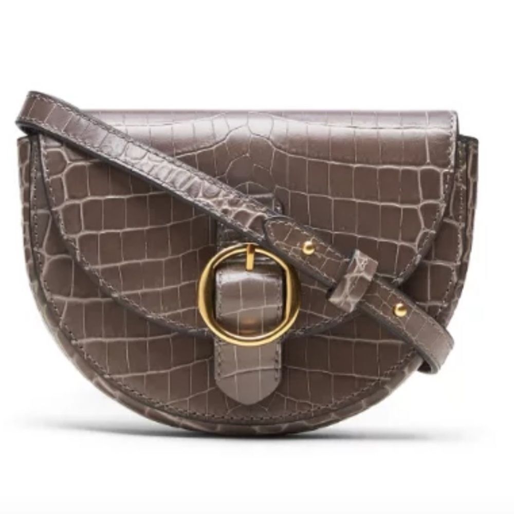Banana Republic Leather Convertible Belt Bag 7”x5”x1.5”